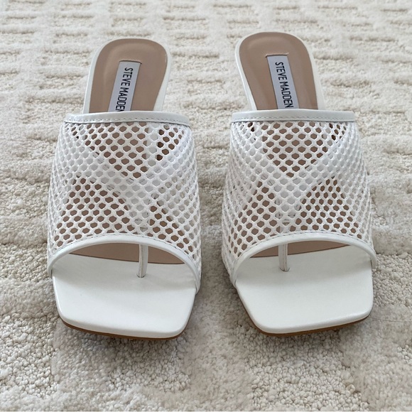 Steve Madden 👡 Mesh/Thong Heel Size 8 - Picture 5 of 12